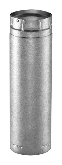 DuraVent PelletVent 4 in. D X 24 in. L Galvanized Steel Double Wall Stove Pipe (Pack of 2)
