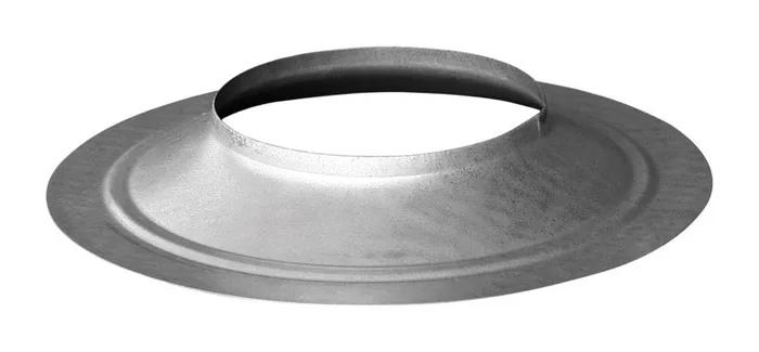 DuraVent 4 in. D 24 Ga. Galvanized Steel Storm Collar (Pack of 2)