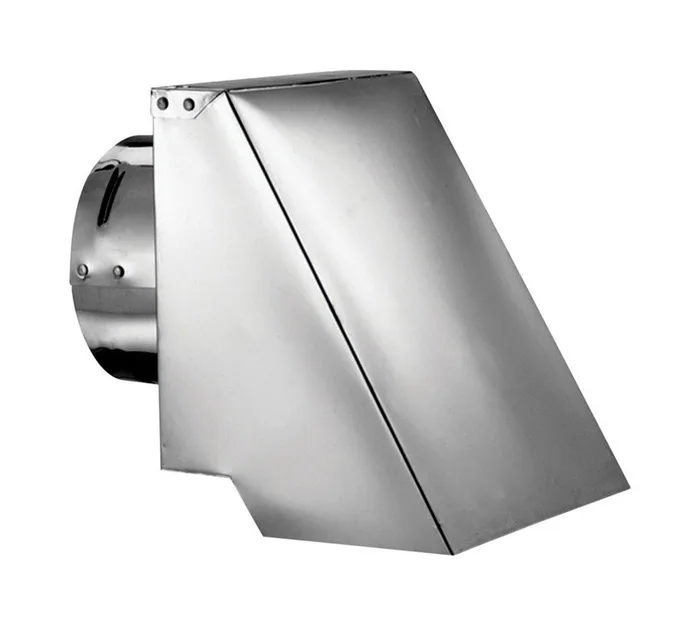 DuraVent 4 in. D Aluminum/Galvanized Steel Stove Vent Horizontal Termination Cap (Pack of 2)