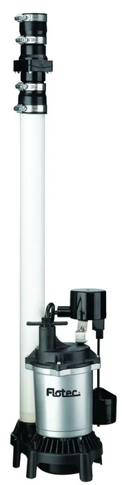 Flotec Easy Sump 1/2 HP 4200 gph Zinc Vertical Float Switch AC Submersible Sump Pump 8 ft