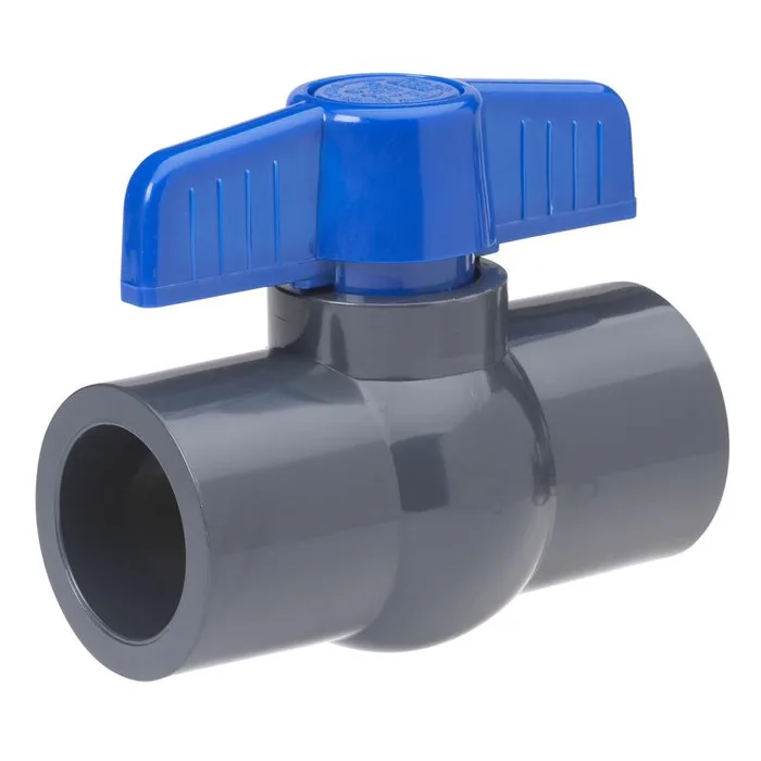 Homewerks 1-1/2 in. PVC Slip Ball Valve Full Port T-Handle For Potable Water