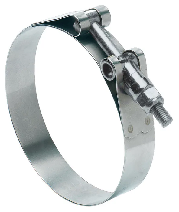 Ideal Tridon 2-1/2 in to 2-13/16 in. 250 Silver Hose Clamp Stainless Steel Band T-Bolt