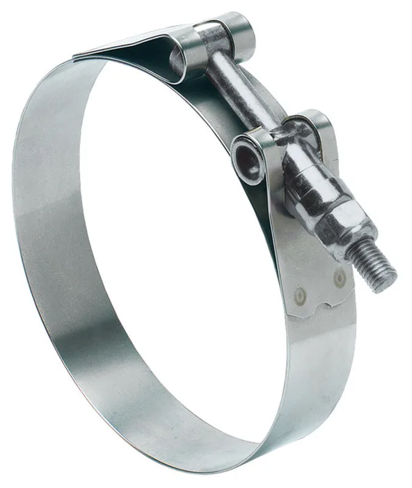 Ideal Tridon 3-1/2 in to 3-13/16 in. 350 Silver Hose Clamp Stainless Steel Band T-Bolt