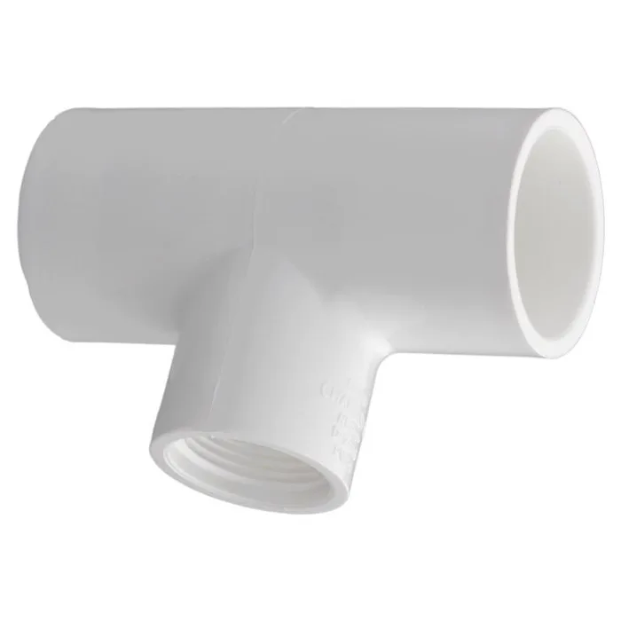 Charlotte Pipe Schedule 40 1 in. Slip X 3/4 in. D Slip PVC Reducing Tee 1 pk