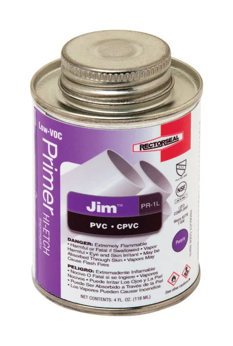 RectorSeal Jim Purple Primer For CPVC/PVC 4 oz
