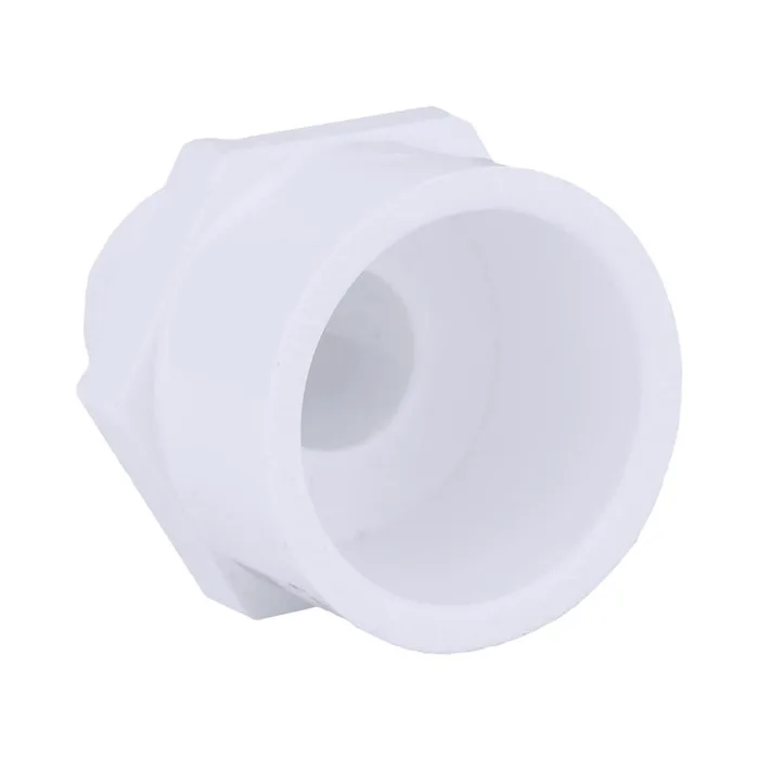 Charlotte Pipe Schedule 40 1/2 in. MPT X 3/4 in. D Slip PVC Pipe Adapter 1 pk (Pack of 25)