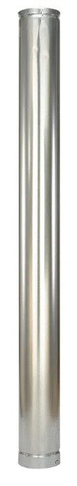 Selkirk 5 in. D X 60 in. L Aluminum Round Gas Vent Pipe (Pack of 2)