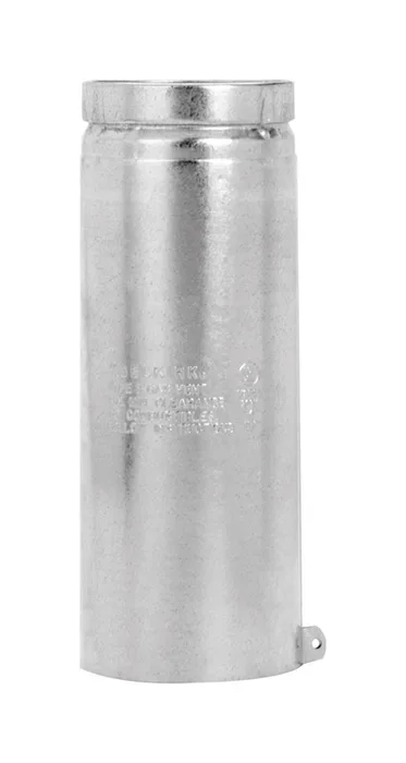 Selkirk 4 in. D X 12 in. L Aluminum Round Gas Vent Pipe (Pack of 2)