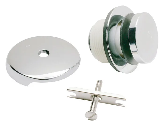 Plumb Pak Foot Lok Stop Lift N Turn Bath Drain Trim Kit Metal