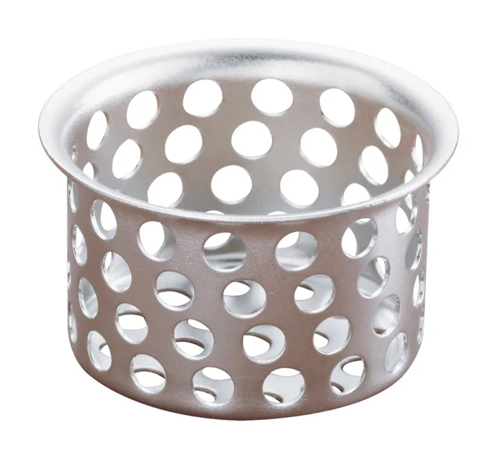 Plumb Pak 1-1/2 in. D Natural Gray Stainless Steel Sink Strainer
