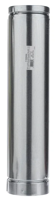 Selkirk 5 in. D X 24 in. L Aluminum Round Gas Vent Pipe (Pack of 2)