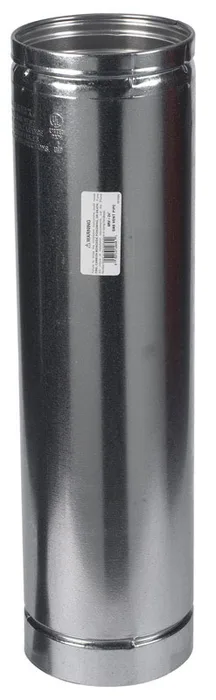 Selkirk 6 in. D X 24 in. L Aluminum Round Gas Vent Pipe (Pack of 2)