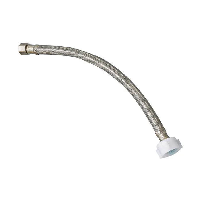 Plumb Pak EZ 3/8 in. Compression in. X 7/8 in. D Ballcock 9 in. Stainless Steel Toilet Supply Line