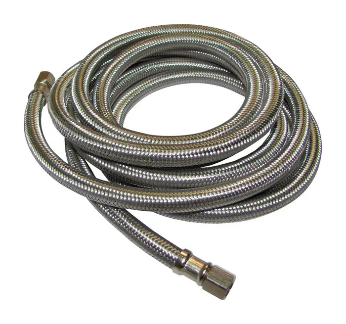 Plumb Pak 1/4 in. Compression in. X 1/4 in. D Compression 120 in. Polymer Ice Maker Supply Line Kit