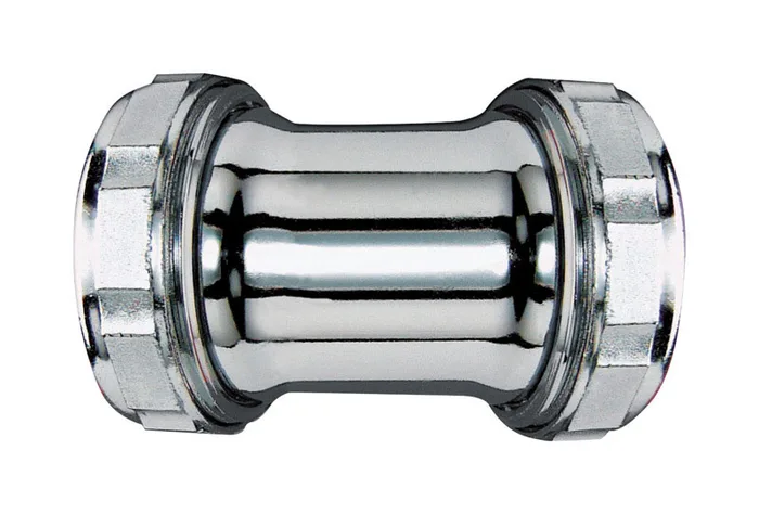 Plumb Pak 1-1/2 in. D Brass Straight Extension Coupling