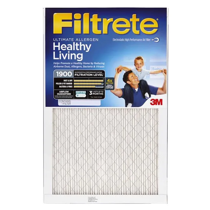 Filtrete 20 in. W X 24 in. H X 1 in. Polypropylene 1900 MPR Pleated Allergen Air Filter 1 pk (Pack of 4)