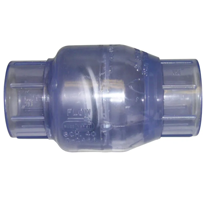 Campbell 1-1/2 in. D X 1-1/2 in. D PVC Swing Check Valve