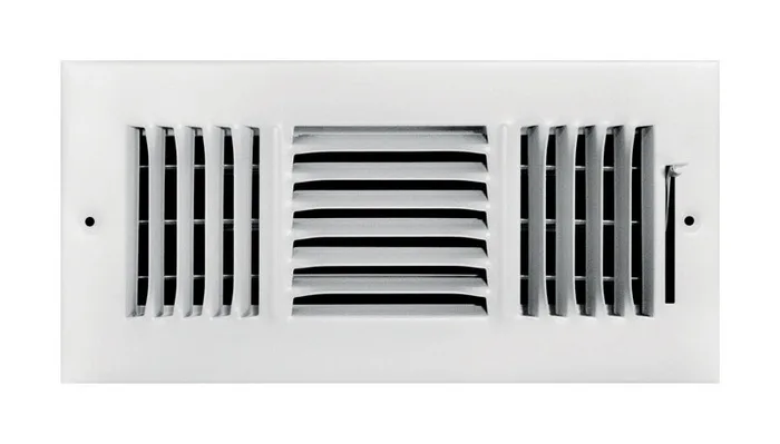 Tru Aire 4 in. H X 12 in. W 3-Way Powder Coat White Steel Wall/Ceiling Register