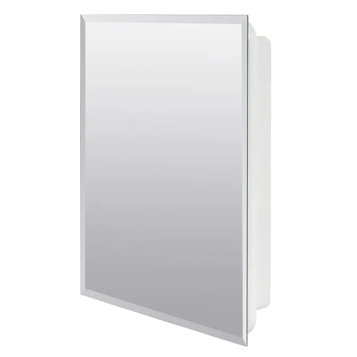 Zenna Home 20 in. H X 16 in. W X 3.75 in. D Rectangle Medicine Cabinet/Mirror