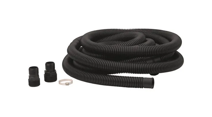Superior Pump Plastic Discharge Hose Kit 1-1/4 in. D X 24 ft. L
