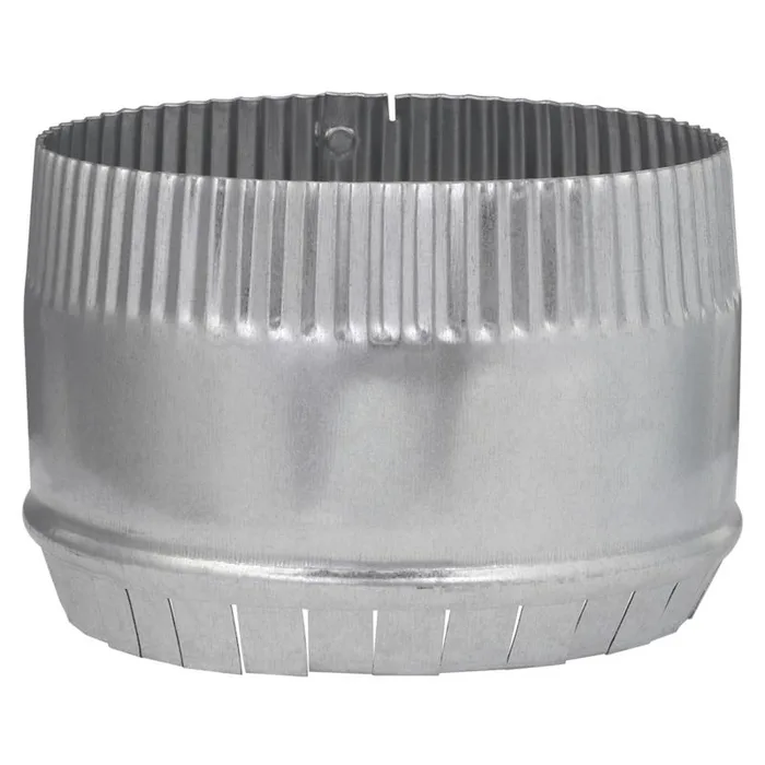 Imperial 6 in. D 30 Ga. Galvanized Steel Round Starting Collar (Pack of 6)