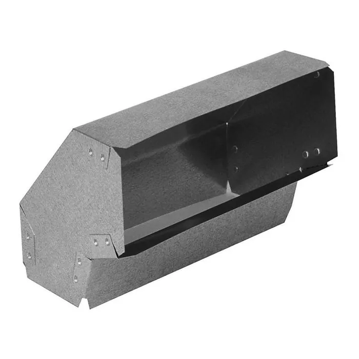 Imperial 2-1/2 in. D X 2-1/2 in. D 90 deg Galvanized Steel Wall Stack Elbow (Pack of 6)