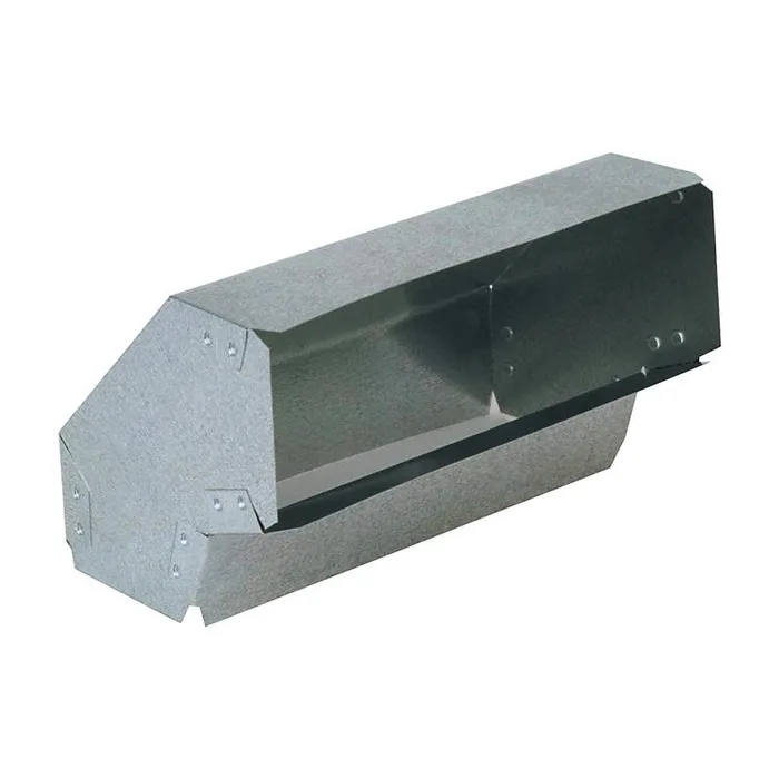 Imperial 3-1/4 in. D X 3-1/4 in. D 90 deg Galvanized Steel Wall Stack Elbow (Pack of 6)