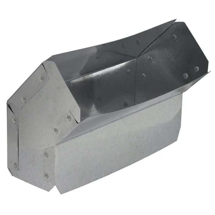 Imperial 3-1/4 in. D X 3-1/4 in. D 45 deg Galvanized Steel Wall Stack Elbow (Pack of 6)