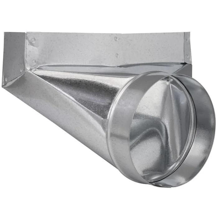 Imperial 2-1/4 in. D X 12 - 6 in. L Galvanized Steel Duct (Pack of 6)