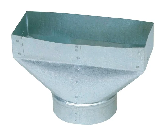 Imperial 12 in. H X 6 in. W Silver Galvanized Steel Register Boot (Pack of 6)