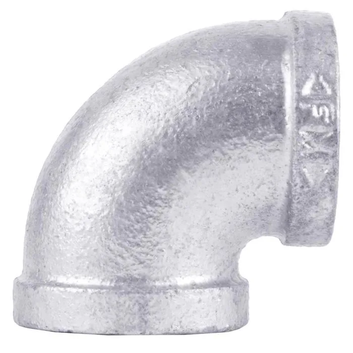 STZ Industries 3/8 in. FIP each X 3/8 in. D FIP Galvanized Malleable Iron 90 Degree Elbow (Pack of 5)