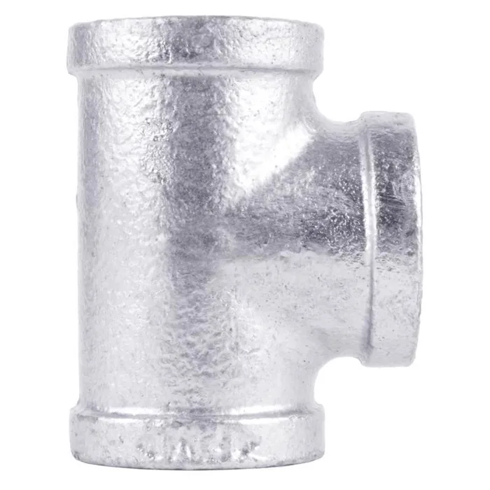 STZ Industries 1/4 in. FIP each X 1/4 in. D FIP 1/4 in. D FIP Galvanized Malleable Iron Tee (Pack of 5)