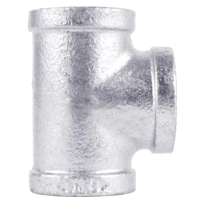 STZ Industries 3/8 in. FIP each X 3/8 in. D FIP 3/8 in. D FIP Galvanized Malleable Iron Tee (Pack of 5)