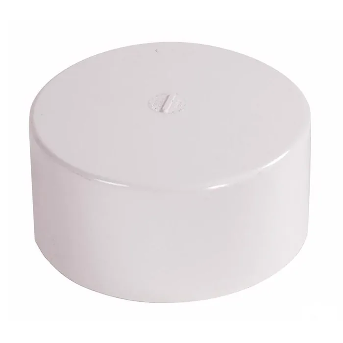 NDS Schedule 35 6 in. Hub each X 6 in. D Hub PVC Drain Cap 1 pk