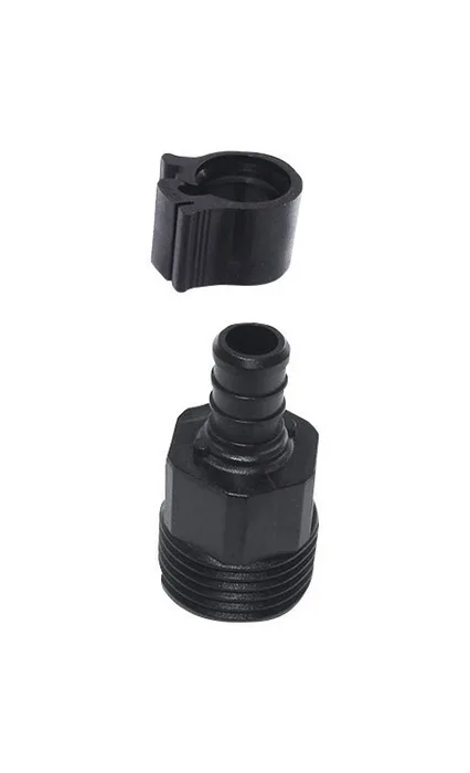 Flair-It PEXLock 1/2 in. PEX X 3/4 in. D PEX Plastic Garden Hose Swivel