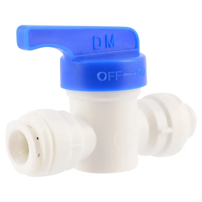SharkBite 3/8 in. Push-Fit X 3/8 in. Plastic Straight Stop Valve
