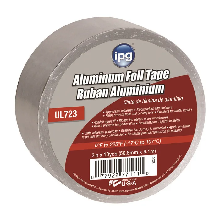 IPG 2 in. W X 10 yd L Silver Foil Tape