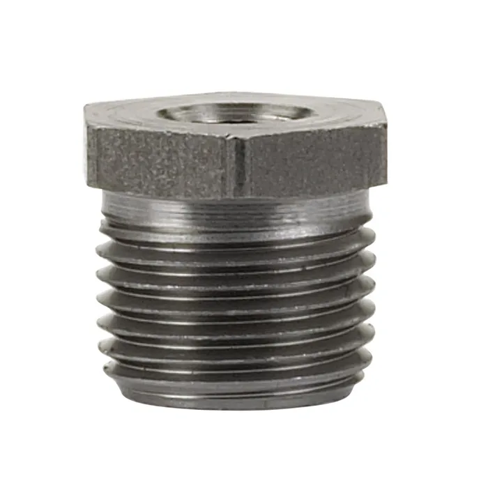 Billco Corporation 3/4 in. MPT X 3/8 in. D MPT Black Steel Hex Bushing (Pack of 5)