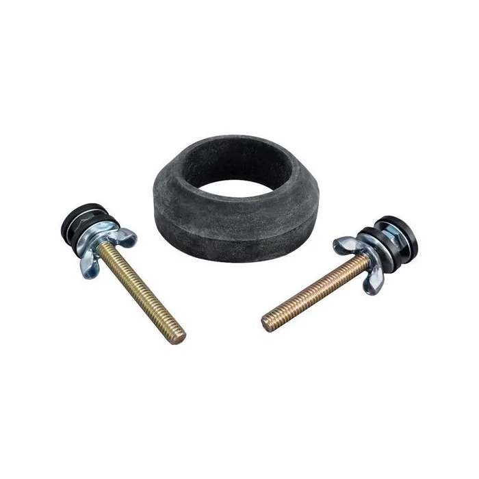 Plumb Pak Tank to Bowl Kit Black Rubber For Crane