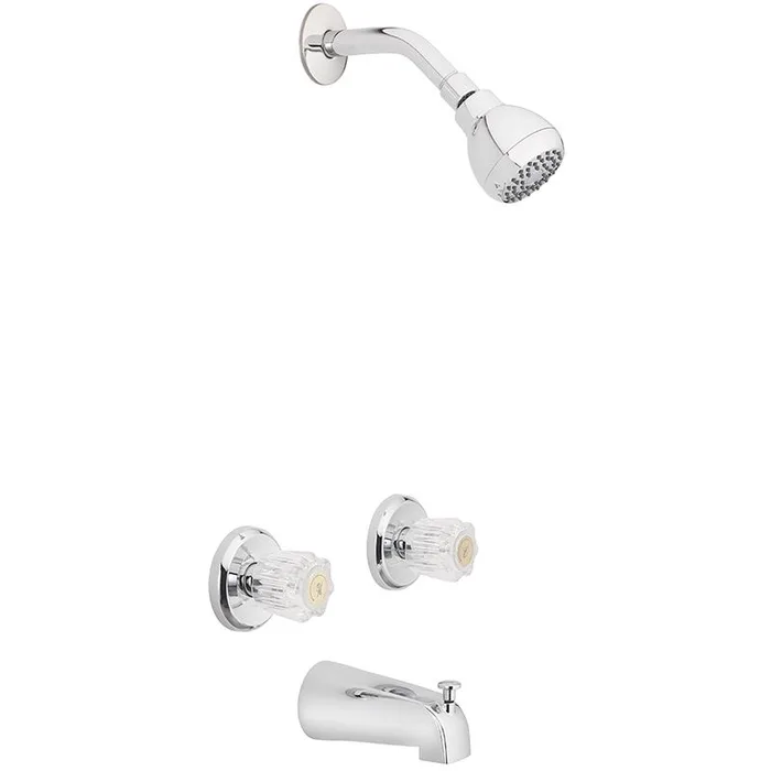 Oakbrook Collection Essentials 2-Handle Chrome Tub and Shower Faucet