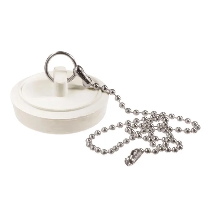 Plumb Pak 1-3/4 in. White Rubber Drain Stopper