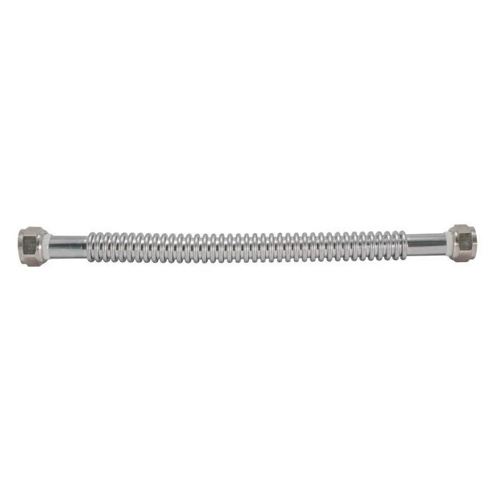 Eastman ProCoat 3/4 in. FIP X 3/4 in. D FIP 24 in. Stainless Steel Water Heater Supply Connector