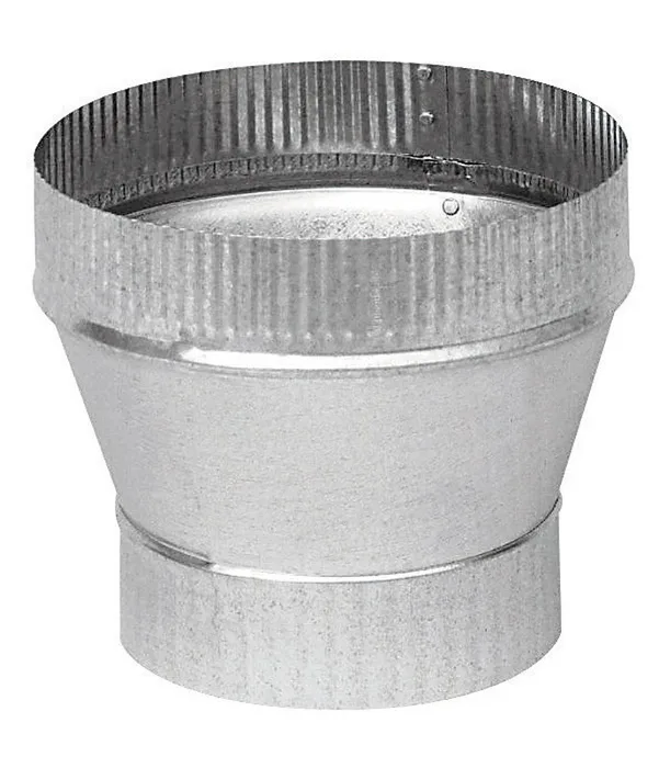 Imperial 8 in. D X 9 in. D Galvanized Steel Stove Pipe Increaser (Pack of 8)