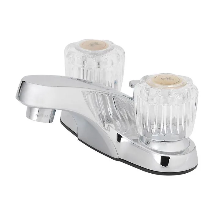 Oakbrook Collection Essentials Chrome Transitional Pop-up Bathroom Sink Faucet 4 in.