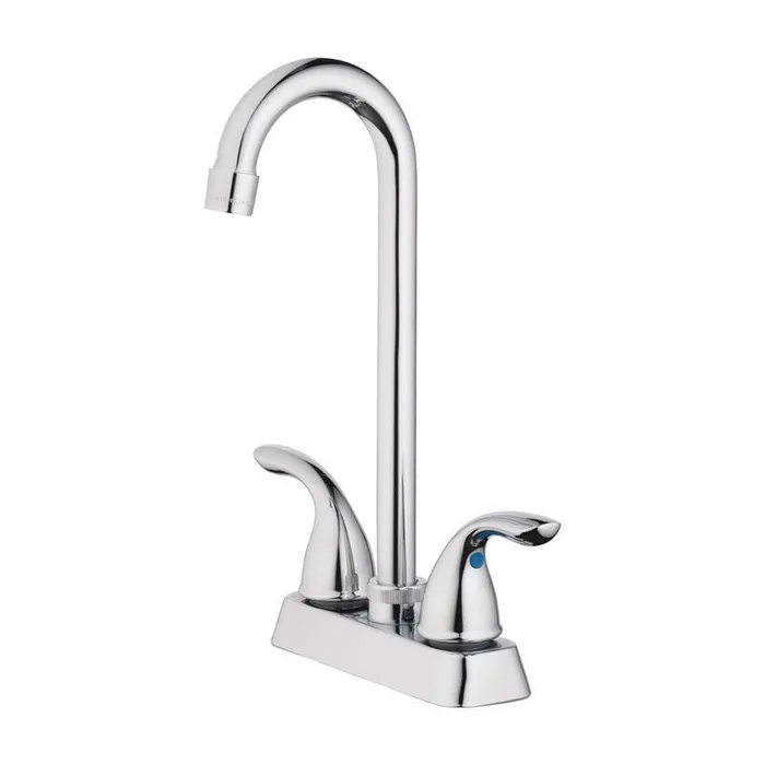 Oakbrook Collection Pacifica Two Handle Chrome Bar Faucet