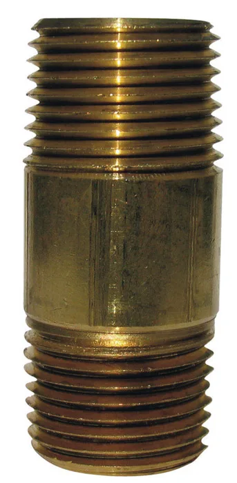 Anderson Metals 1/8 in. MPT in. X 1/8 in. D MPT Red Brass Nipple 1-1/2 in. L