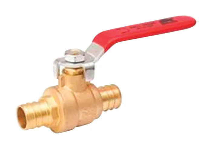 BK Products Proline Series 3/8 in. Brass PEX Ball Valve Full Port Lever For Water (Pack of 10)