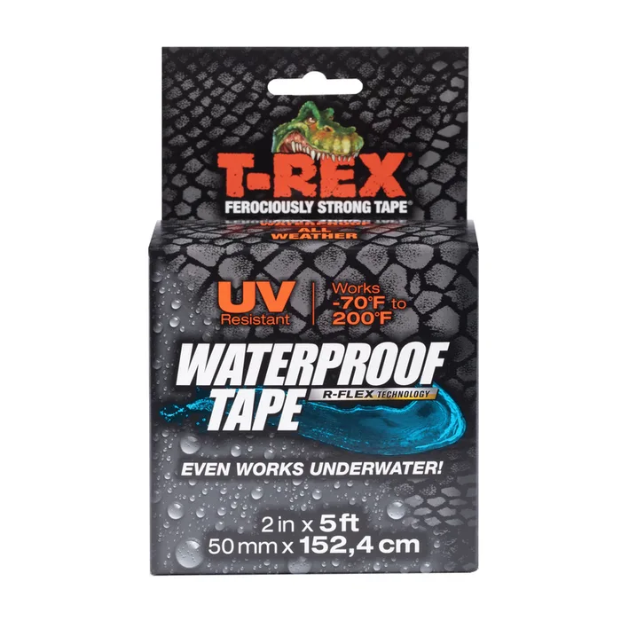 T-Rex 2 in. W X 5 ft. L Black Waterproof Repair Tape (Pack of 6)