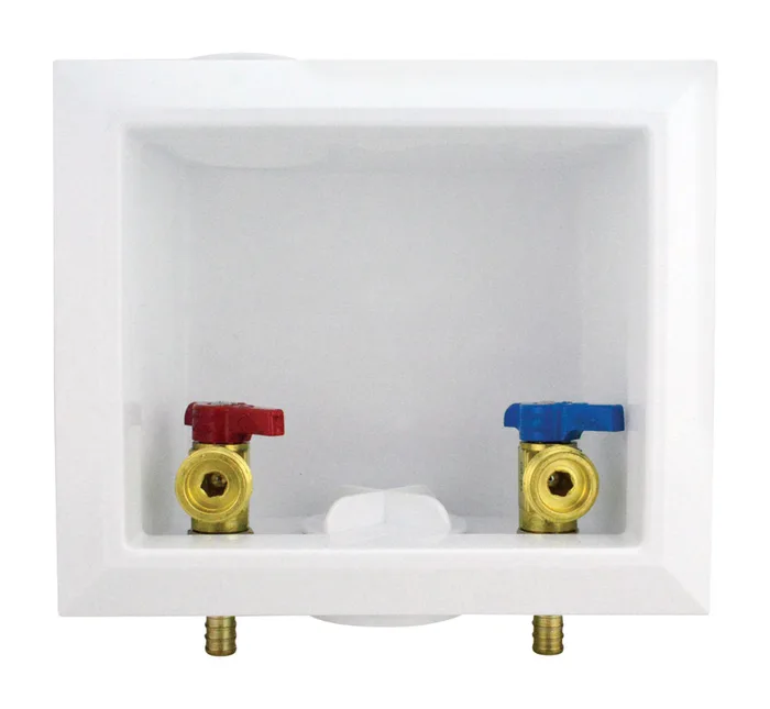 Apollo 1/2 in. D Washing Machine PEX Barb Washing Machine Outlet Box