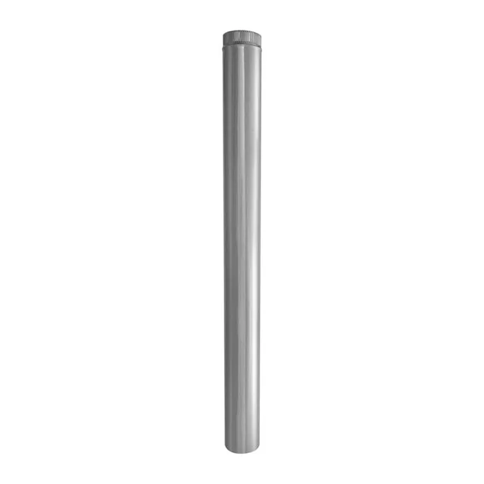 Imperial 5 in. D X 60 in. L Galvanized Steel Furnace Pipe (Pack of 10)